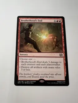 MTG - Brotherhood's End - The Brothers War - #128 - NM - Image 1