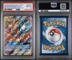 Moltres Zapdos Articuno GX SM210 Pokemon Hidden Fates Stained Glass Birds PSA 10 - Image 3