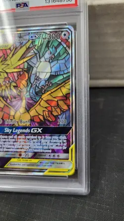2019 MOLTRES & ZAPDOS & ARTICUNO GX TAG TEAM HIDDEN FATES PROMO POKEMON PSA 10 - Image 3