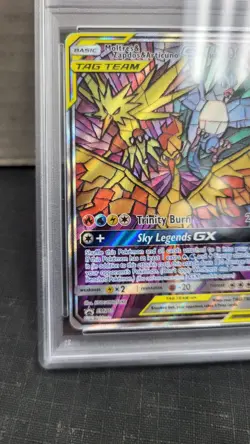 2019 MOLTRES & ZAPDOS & ARTICUNO GX TAG TEAM HIDDEN FATES PROMO POKEMON PSA 10 - Image 4