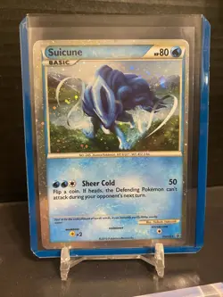 Suicune HGSS21 Holo LP Pokemon 2010 Tin Promo FART SWIRL - Image 1