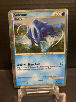 Suicune HGSS21 Holo LP Pokemon 2010 Tin Promo FART SWIRL - Image 3