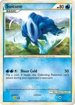 Suicune - HGSS21 - Pokemon Heart Gold Soul Silver Promo Holo LP - Image 1
