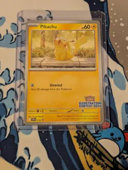 Pikachu 214 (Illustration Contest 2024) Sv: Scarlet & Violet Promo Cards NM - Image 1