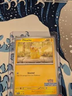 Pikachu 214 (Illustration Contest 2024) Sv: Scarlet & Violet Promo Cards NM - Image 2