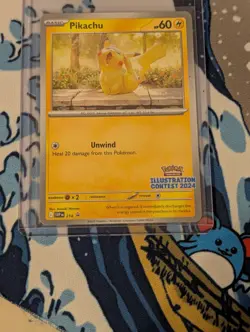 Pikachu 214 (Illustration Contest 2024) Sv: Scarlet & Violet Promo Cards NM - Image 3