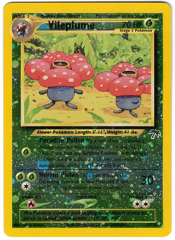 Vileplume 17/18 Southern Islands Reverse Holo Rare Vintage Pokemon Card - Image 1