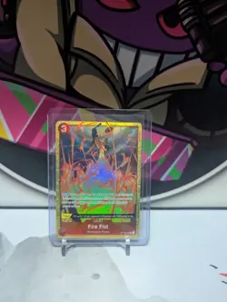 Fire Fist OP03-018 Alt Art Pillars Of Strength One Piece CCG NM/M - Image 1