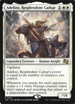 Adeline, Resplendent Cathar (Anime) R Foundations Jumpstart 57 NM - Image 1