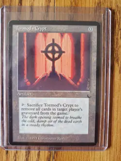 MAGIC THE GATHERING Tormod's Crypt THE DARK (1994) Uncommon Artifact Lot of Four - Image 3