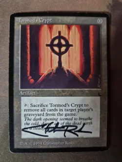 Tormod's Crypt- Christopher Rush Signed - The Dark - FREE SHIPPING!!! - Image 1