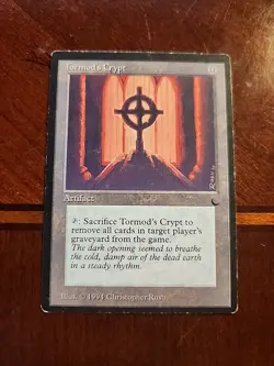 Tormod's Crypt The Dark 1994 Regular Uncommon MTG Magic the Gathering LP - Image 1