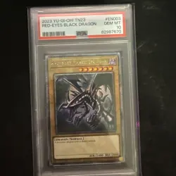 PSA 10 - Red-Eyes Black Dragon - TN23-EN003 - Quarter Century Rare - 1st Edition - Image 1