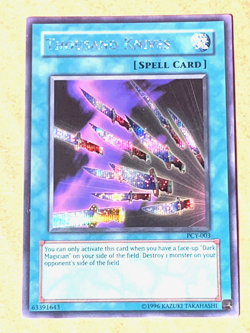 yugioh Thousand Knives PCY-003 Secret Rare Unlimited Edition new card mint - Image 1