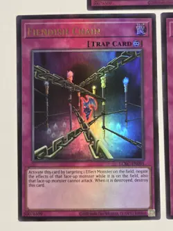 Fiendish Chain LCKC-EN095 (x3) Ultra Rare Yugioh Legendary Collection Kaiba Set - Image 3
