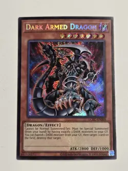 Dark Armed Dragon LCKC-EN068 Secret Rare Yugioh Legendary Collection Kaiba Mint - Image 1