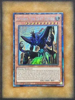 Yugioh Anubis The Last Judge MZTM-EN003 Collector Rare 1st Ed NM - Image 1