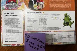 Pokemon TCG 2024 World Championship Deck: Fernando Cifuentes (Crushing Thorn) - Image 4