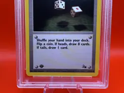 1st Edition Fossil Set - Gambler PSA 10 GEM MINT - Pokemon 1999 Trainer Card - Image 3