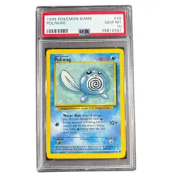 1999 Pokemon Base Set Poliwhag #59 PSA 10 💎 GEM MINT Vintage WOTC - Image 1