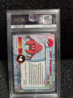 PSA 10 2000 Pokemon Game Topps Chrome Parasect TV Rare Set Series 1 GEM MINT 47 - Image 2