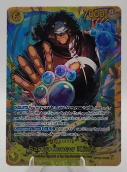 2025 One Piece Legacy of the Master Bartholomew Kuma #OP12-119 Secret Rare - Image 1
