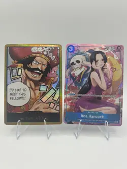 One Piece Card Game Boa Hancock Character & Don!! Foil Cards Lot OP13 - Image 1