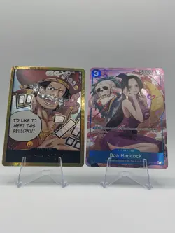 One Piece Card Game Boa Hancock Character & Don!! Foil Cards Lot OP13 - Image 3
