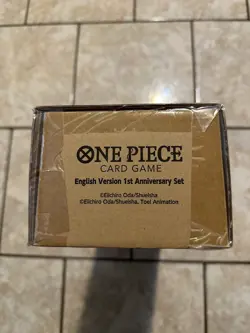 One Piece card Game 1st Anniversary Set English Version, Factory Sealed - Image 1