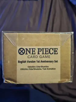 One Piece Card Game: English Version 1st Anniversary Set (OP-CS) Sealed - Image 1