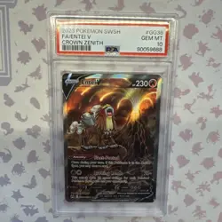 2023 Pokemon SWSH Crown Zenith FA Entei V GG36/GG70 PSA 10 Gem Mint - Image 3