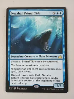 Magic The Gathering Nezahal, Primal Tide 045/196 RIX NM MTG - Image 1