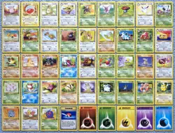 Pokemon Cards 1999 Jungle Set 40/64 Complete UC/C + Rare Bulk Lot Bundle WOTC - Image 2
