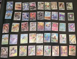 100 x POKEMON JAPANESE AR CHR CARDS - JOB LOT BUNDLE (CLEARANCE) - Image 1