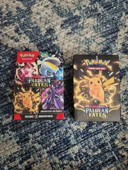 EMPTY Pokemon Paldean Fates Booster Bundle Boxes Lot of 15 NO CARDS - Image 2