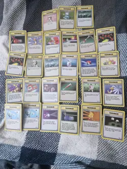 Pokemon Trainer Cards 1st Edition Bundle Base Set 1999 Vintage X27 Job Lot - Image 1