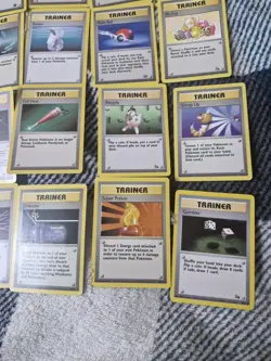 Pokemon Trainer Cards 1st Edition Bundle Base Set 1999 Vintage X27 Job Lot - Image 2