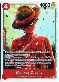 Monkey.D.Luffy SR Legacy of the Master OP12-015 NM - Image 1