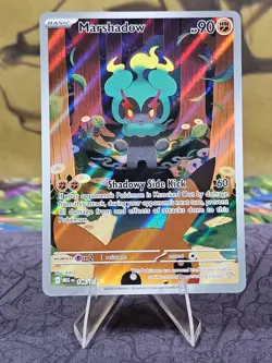 Pokemon TCG Marshadow 146/132 Mega Evolution Illustration Rare Holo Card NM - Image 1