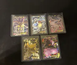 LOT OF 5 2014-2016 POKEMON CARDS HEAVILY PLAYED / DAMAGED XY PROMO - Image 2