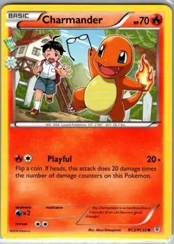 Charmander RC3/RC32 Non Holo Generations: Radiant Collection - Pokemon Card - NM - Image 1