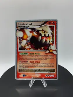 Heatran LV.X DP31 Promo Pokemon Card HP SEE PHOTOS - Image 1