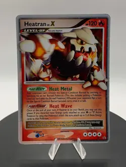 Heatran LV.X DP31 Promo Pokemon Card HP SEE PHOTOS - Image 4