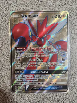 Pokemon TCG Scizor GX Full Art Ultra Rare Card 158/168 Celestial Storm SM - Image 1