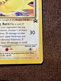 Zapdos Promo Card 23/53 WOTC Regular Clean Condition - Image 3