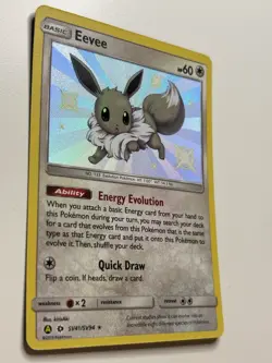 Eevee SV41/SV94 - Hidden Fates: Shiny Vault - Holo - Pokemon TCG 2019 NM - Image 2
