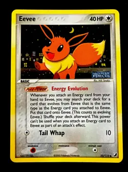 Eevee 55/115 EX MP Unseen Forces Stamped Reverse Holo Card TCG Pokemon - Image 1