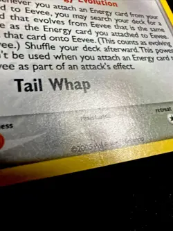 Eevee 55/115 EX MP Unseen Forces Stamped Reverse Holo Card TCG Pokemon - Image 3