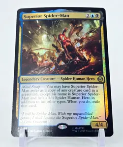 MTG • SUPERIOR SPIDER-MAN 0155 Foil Rare • Marvel Spider-Man Magic M/NM - Image 1