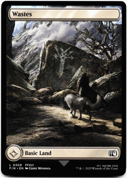 Wastes (309) - FULL ART - [Universes Beyond: Final Fantasy] Magic MTG NM - Image 3